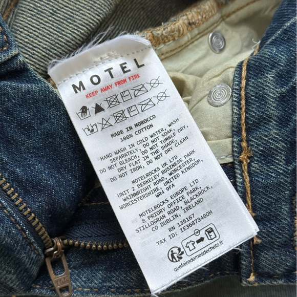 Motel Rocks Low Rise Parallel Jeans - Picture 5 of 5